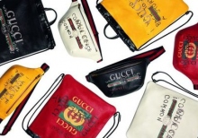 Gucci released  bags of merchants  along with the Spanish photo artist Coco Capitan