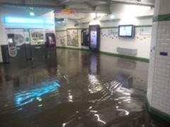 In Paris, a strong shower flooded 15 metro stations