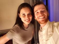 Адриана Лима встречается с турецким писателем