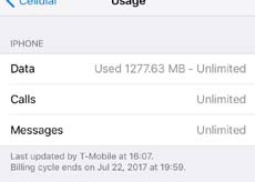В iOS 11 появится статистика использования услуг оператора