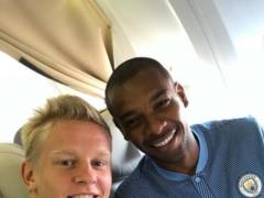  Manchester City  took Ukrainian Zinchenko on a tour to the States