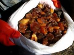 У Луцьку поліція вилучила близько 50 кілограмів бурштину