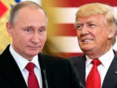 В сети появился совместный портрет Трампа и Путина