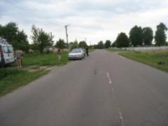 Minivan in the Rivne region hit the child