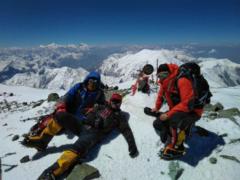 The Kharkov mountain climber climbed the summit of the 7,000-meter