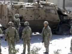 The suicide bomber crashed into the military column in Afghanistan