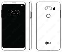 Схематичне зображення розкриває особливості смартфона LG V30