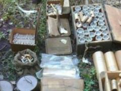 In the Donetsk region, the police seized an arsenal of ammunition and explosives