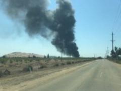В Калифорнии загорелся химический завод