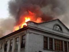 В Покровське області згорів двоповерховий кінотеатр