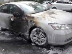 В Харькове жестоко сожгли Lexus