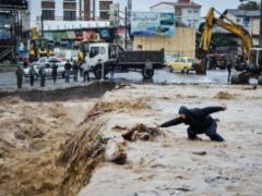 At least nine people were killed because of floods in Iran