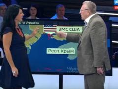 The Ukrainian journalist shut the mouth of the enraged Zhirinovsky directly at Putin TV