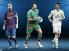 Ronaldo, Messi and Buffon - the contenders for the title of the player of the year according to the UEFA version