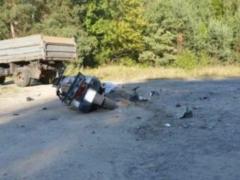 In the Volyn region, a motorcycle crashed into a truck, there are deceased