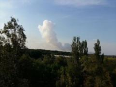 У Донецьку сталася пожежа на хімзаводі - ФОТО,