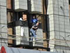 The man changed his mind about jumping from the hotel on Khreshchatyk