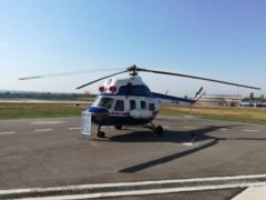 The first Ukrainian helicopter  Nadiya  was presented in Zaporozhye