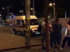 In Kiev, a passenger opened fire on the bus