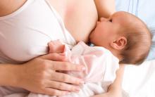 Features of the process of breastfeeding