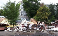 In Kiev near the CPI demolished the next outlet