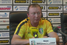 Владимир Шаран: На 0:0 играть не будем