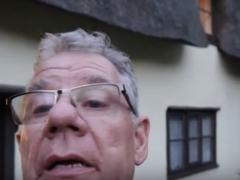 The Briton filmed a ghost visit to a 400-year-old cottage