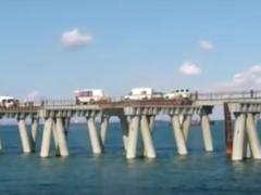 В Сети выложили первое видео с места жуткой катастрофы на Керченском мосту