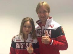 Plushenko will warm the Lipnitskaya