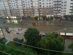 ИваноФранковск затопило после ливня