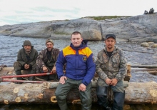 Gull-fished fishermen survived on an uninhabited island in the White Sea