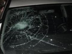 В Киеве пьяная компания разбила патрульный автомобиль