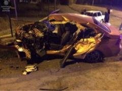 В Харькове столкнулись три машины, пострадали два человека