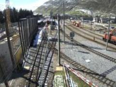 In Switzerland, the train collided with a locomotive