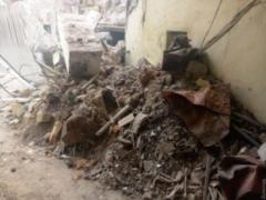In the center of Odessa, a part of the apartment house collapsed