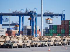 US military equipment arrived in Poland