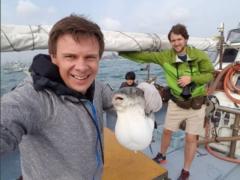 Leader of the project  The World inside out  Dmitry Komarov ate a deadly fish