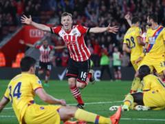 Crystal Palace - Southampton. Announcement of the match