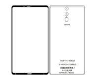 Oppo is working on a smartphone R13 with a completely frameless display