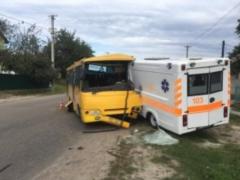 На Львівщині в ДТП потрапила машина швидкої