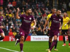 Hat-trick Aguero helped Manchester City defeat Watford