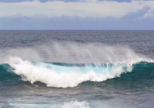 In the Lesser Antilles, the tropical storm  Maria  intensified before the hurricane