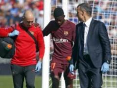 Dembele goes to the medical bed