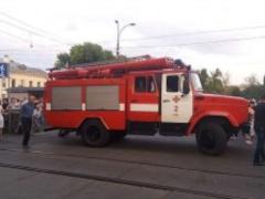 В киевском переходе произошло возгорание
