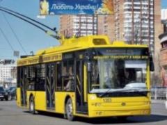 В Киеве временно изменят движение троллейбусы № 92Н и № 93Н