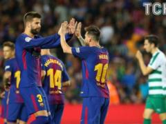  Barcelona  defeated  Eibar  thanks to unsurpassed Messi