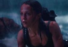 The first trailer of the film  Tomb Raider: Lara Croft  was released