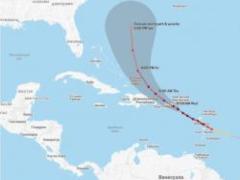 Puerto Rico was in the grip of Hurricane Maria