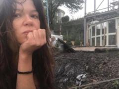 Wild energy: Ruslana s house was hit by lightning