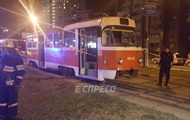 In Kiev, a mother with a child hit the tram
